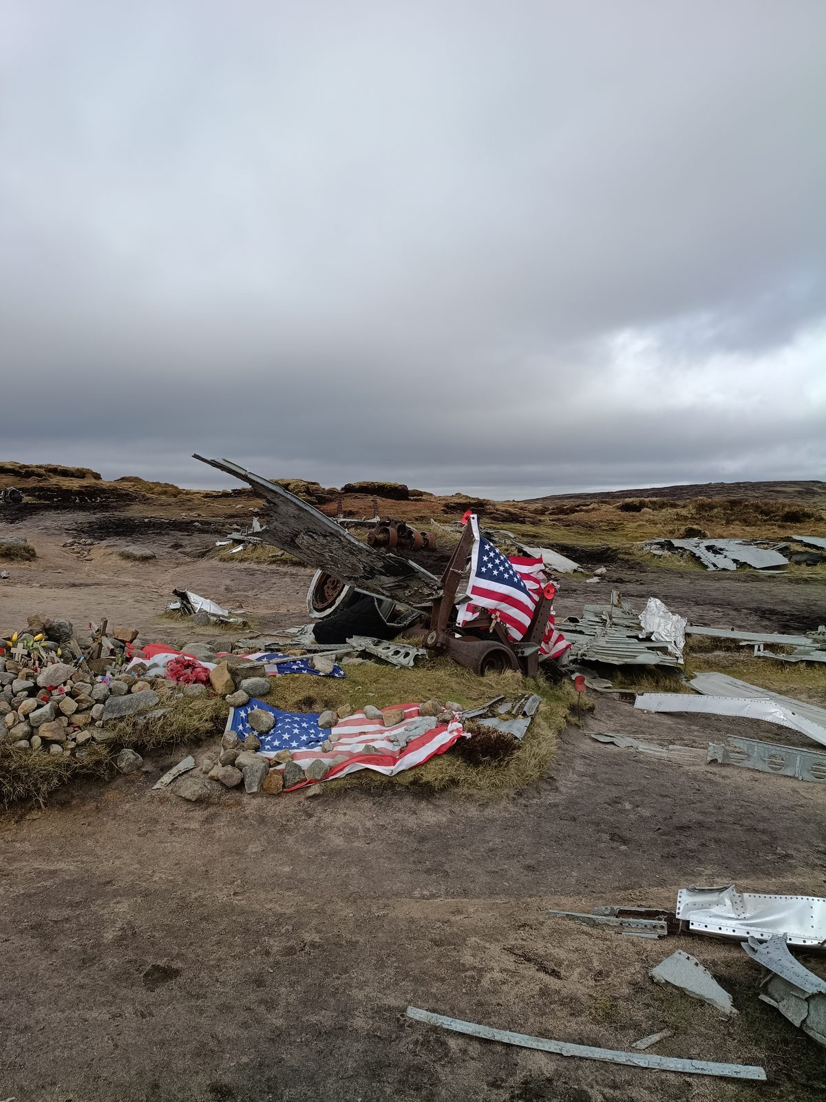 B29 Superfortress wreckage on Bleaklow